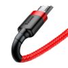 Baseus Cafule 2.4A USB-Mikro USB kábel 1m (piros)