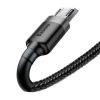 Baseus Cafule 1,5A 2 m-es USB-Micro USB kábel (szürke-fekete)