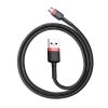 Baseus Cafule USB-Micro-USB kábel, 1.5A, 2 m (piros-fekete)