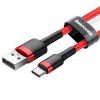 Baseus Cafule USB-USB-C kábel 3A 0,5 m (piros)