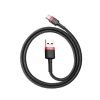 Baseus Cafule USB-USB-C kábel, 3A, 0,5 m (piros-fekete)