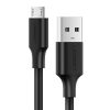 UGREEN micro USB kábel, QC 3.0, 2.4A, 1.5m (fekete)
