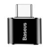 Baseus USB-USB Type-C 2.4A adapter (fekete)