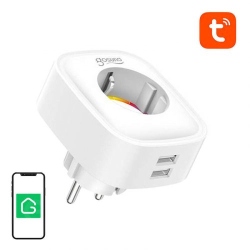 Gosund SP112 2xUSB intelligens WiFi aljzat, 16A, Tuya