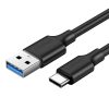 UGREEN USB és USB-C 3.0 kábel, 1m (fekete)