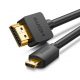 UGREEN Micro HDMI - HDMI 4K kábel, 2m (fekete)