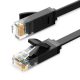 UGREEN Ethernet RJ45 kábel, Cat.6, UTP, 0,5m (fekete)