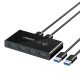 UGREEN KVM USB kapcsoló 2x4 USB 3.0 (fekete)