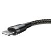 Baseus Cafule 2.4A Lightning USB-kábel 0.5m (szürke-fekete)