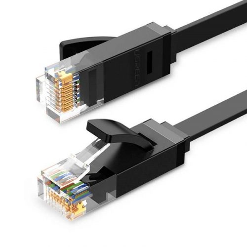 UGREEN Ethernet RJ45 hálózati kábel, Cat.6, UTP, 1 m (fekete)