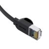 Baseus Cat 6 UTP Ethernet RJ45 kábel lapos 8 m (fekete)