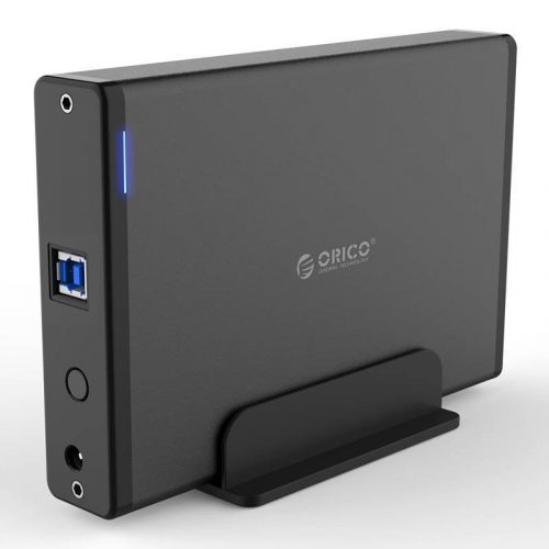 Orico 3,5 HDD ház, USB 3.0, SATA (fekete)