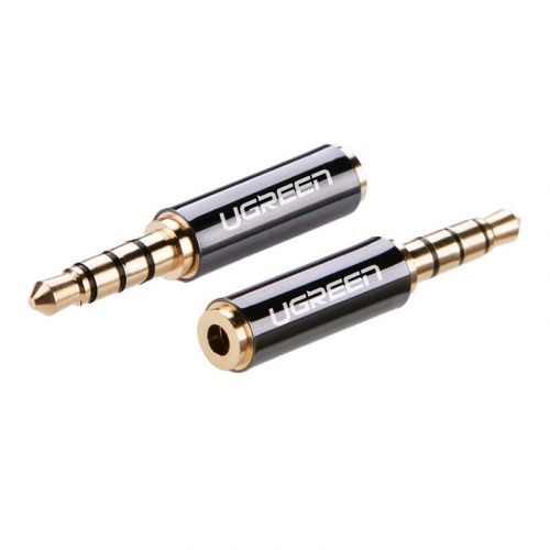 UGREEN 20502  2,5 mm-es mikro jack 3,5 mm-es mini jack adapter (fekete)