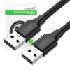 UGREEN US102 USB 2.0 M-M kábel, 1 m (fekete)