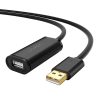 UGREEN US121 USB 2.0 hosszabbító kábel, aktív, 5m (fekete)