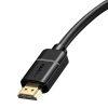 Baseus HDMI 2.0 kábel, 4K 60Hz, 3D, HDR, 18Gbps, 1m (fekete)