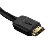 Baseus HDMI 2.0 kábel, 4K 60Hz, 3D, HDR, 18Gbps, 5m (fekete)