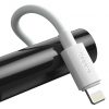 Baseus Simple Wisdom USB-C-Lightning adat/töltőkábel PD, 20W, 1,5m, 2db (fehér)