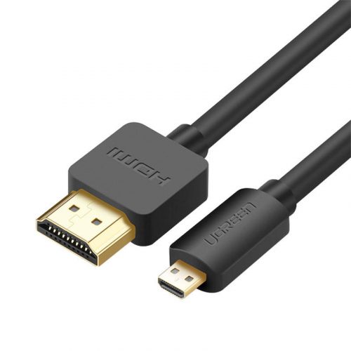 UGREEN HD127 micro HDMI - HDMI 4K 3D kábel, 1m (fekete)