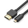 UGREEN HD127 micro HDMI - HDMI 4K 3D kábel, 3m (fekete)