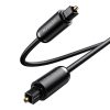 UGREEN AV122 Toslink audio optikai kábel, aranyozott, 1,5m (fekete)