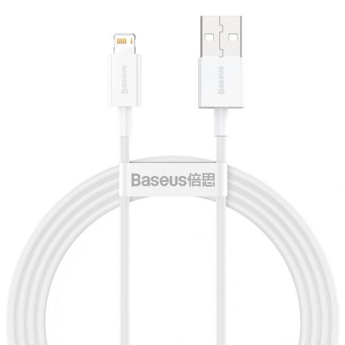 Baseus Superior Series USB-villany kábel, 2,4A, 1,5 m (fehér)