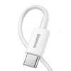 Baseus Superior Series USB-C-Lightning kábel, 20 W, PD, 0,25 m (fehér)