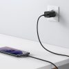 Baseus Super Si 1C 25W gyorstöltő adapter 1 m-es USB-C-USB-C kábellel (fekete)