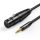 UGREEN AV182 XLR audio kábel 3.5mm AUX, 1m (fekete)