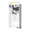 Baseus Metal Gleam sorozat 11 az 1-ben hub, USB-C - 3x USB 3.0 + 2x HDMI + USB-C PD + Ethernet RJ45 + microSD / SD + VGA + AUX