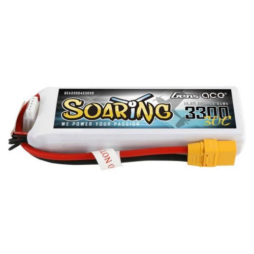 Gens Ace Soaring 3300mAh 14.8V 30C 4S1P XT90 akkumulátor