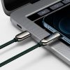 Baseus USB-C-Lightning kijelzőkábel, PD, 20 W, 2 m (zöld)