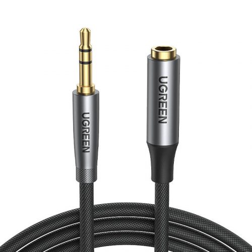 UGREEN AV190 AUX 3.5mm jack audió hosszabbító kábel, 2m (fekete)