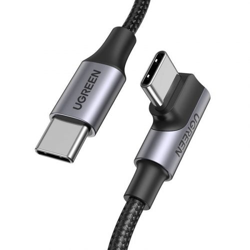 UGREEN US334 USB-C-USB-C kábel, 5A, PD, 100W, 1m (fekete)