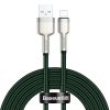 Baseus Cafule USB-Lightning kábel, 2,4A, 2m (zöld)