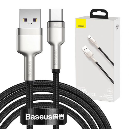 Baseus Cafule USB-USB-C kábel, 66 W, 2 m (fekete)