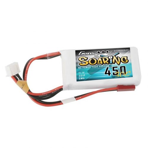 Akkumulátor Gens Ace Soaring 450mAh 11.1V 30C 3S1P JST-SYP