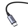 UGREEN CM450 USB-C 3,5 mm-es mini jack 3,5 mm-es AUX kábel, 1 m (fekete)