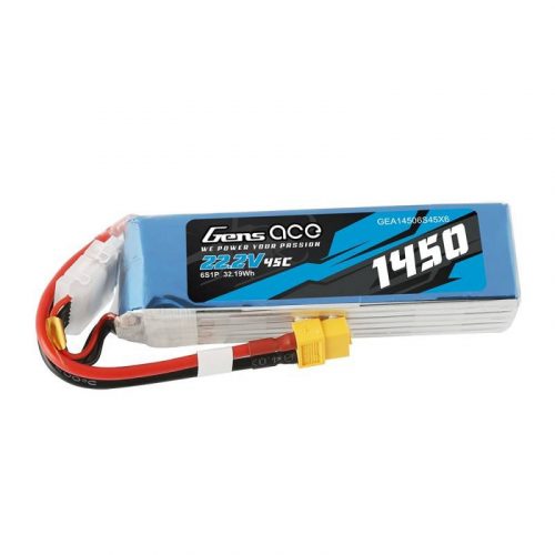 Gens Ace 1450mAh 22.2V 45C 6S1P akkumulátor