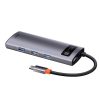 Baseus 5 az 1-ben hub USB-C - 3x USB 3.0 + HDMI + USB-C, PD