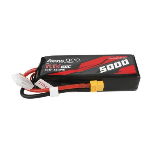 Gens Ace 5000mAh 11.1V 60C 3S1P Shorty XT60 akkumulátor