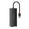 Baseus Lite Series 4 az 1-ben hub, USB - 4x USB 3.0, 25 cm (fekete)