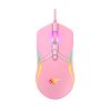 Havit MS1026 pink gamer egér RGB 1000-6400 DPI