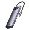 Baseus Metal Gleam Series 4 az 1-ben hub, USB-C - 4x USB 3.0