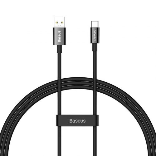 Baseus Superior Series USB-USB-C kábel, 65 W, PD, 1m (fekete)