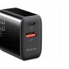 Wall charger Mcdodo CH-0922 USB + USB-C, 33W + USB-C cable (black)