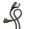 USB to USB-C cable Mcdodo CA-5280 LED, 3m (black)