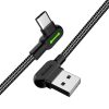 USB to USB-C cable Mcdodo CA-5280 LED, 1.8m (black)