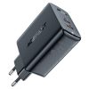 Fali töltő Acefast A29 PD50W GAN 2x USB-C 50W (fekete)