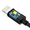 USB Lightning kábel Choetech IP0026, MFi, 1.2m (fekete)